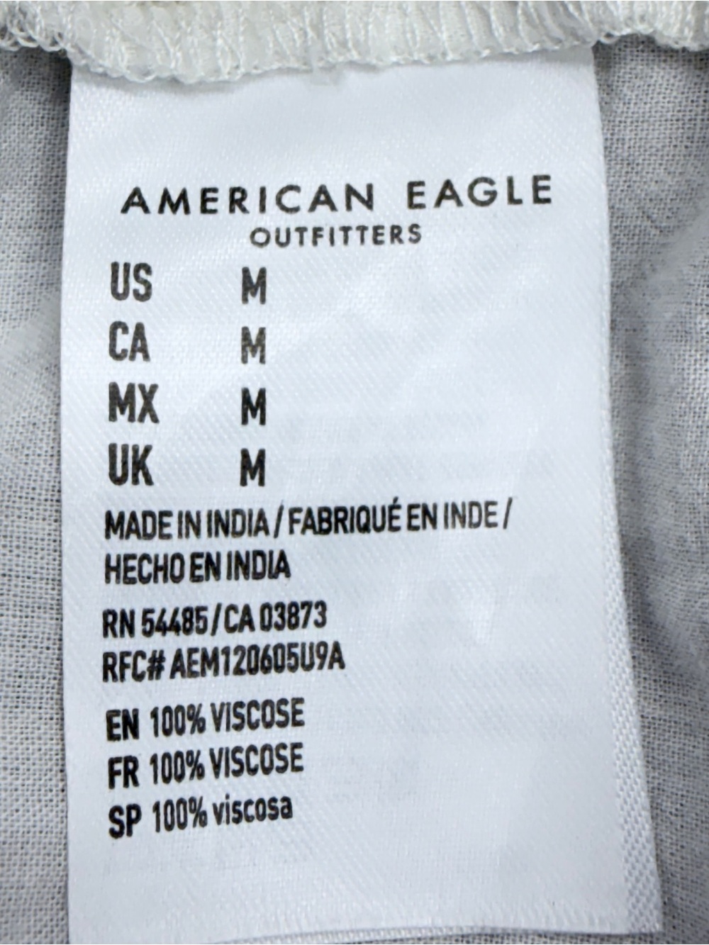 American Eagle Plaid Pleated Skirt Women’s M Gray Flannel Tie Waist EUC - Picture 4 of 6